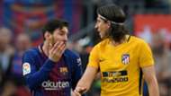 Filipe Luis Lionel Messi FC Barcelona Atletico Madrid