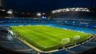 The Etihad Stadium shortly before the Champions League thriller between Manchester City and Monaco