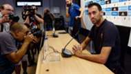 Sergio Busquets Barcelona press conference