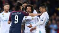 Edinson Cavani Casemiro PSG Paris Saint-Germain Real Madrid