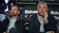 Ernst Middendorp, coach of Kaizer Chiefs with Josef Zinnbauer, coach of Orlando Pirates, February 2020