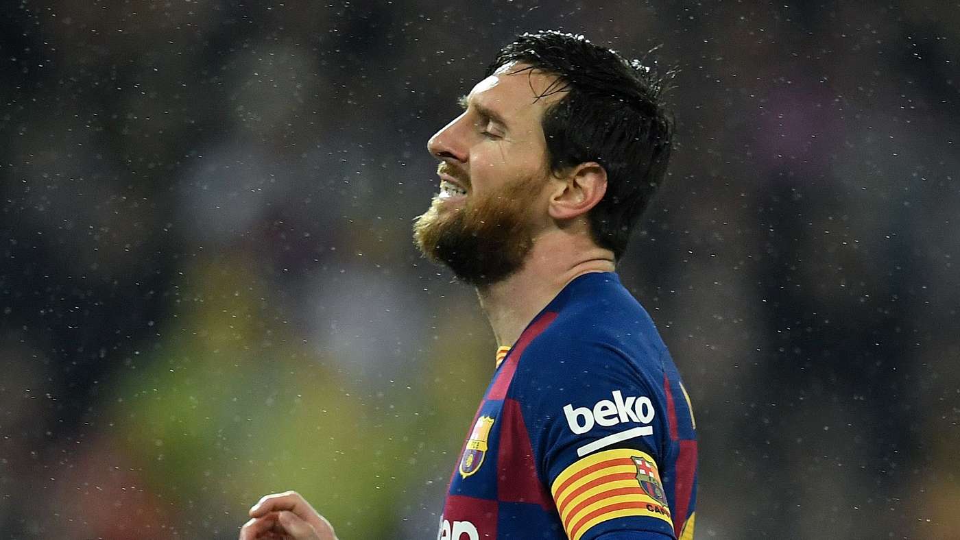 What does 'can they do it on a cold rainy night in Stoke' mean? Messi