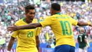 Roberto Firmino Neymar Brazil 2018