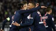 Edinson Cavani Kylian Mbappe Amiens PSG Ligue 1 12012018