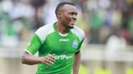 Gor Mahia striker Jacques Tuyisenge v AFC Leopards.