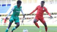 Wellington Ochieng of Gor Mahia FC vs DC Motema Pembe.