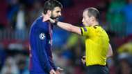 PIque Barcelona Olympiakos Champions League