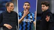 Achraf Hakimi Thomas Tuchel Mauricio Pochettino Inter GFX