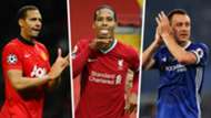 Rio Ferdinand Virgil van Dijk John Terry