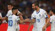 Lorenzo Insigne Leonardo Bonucci Italy Greece