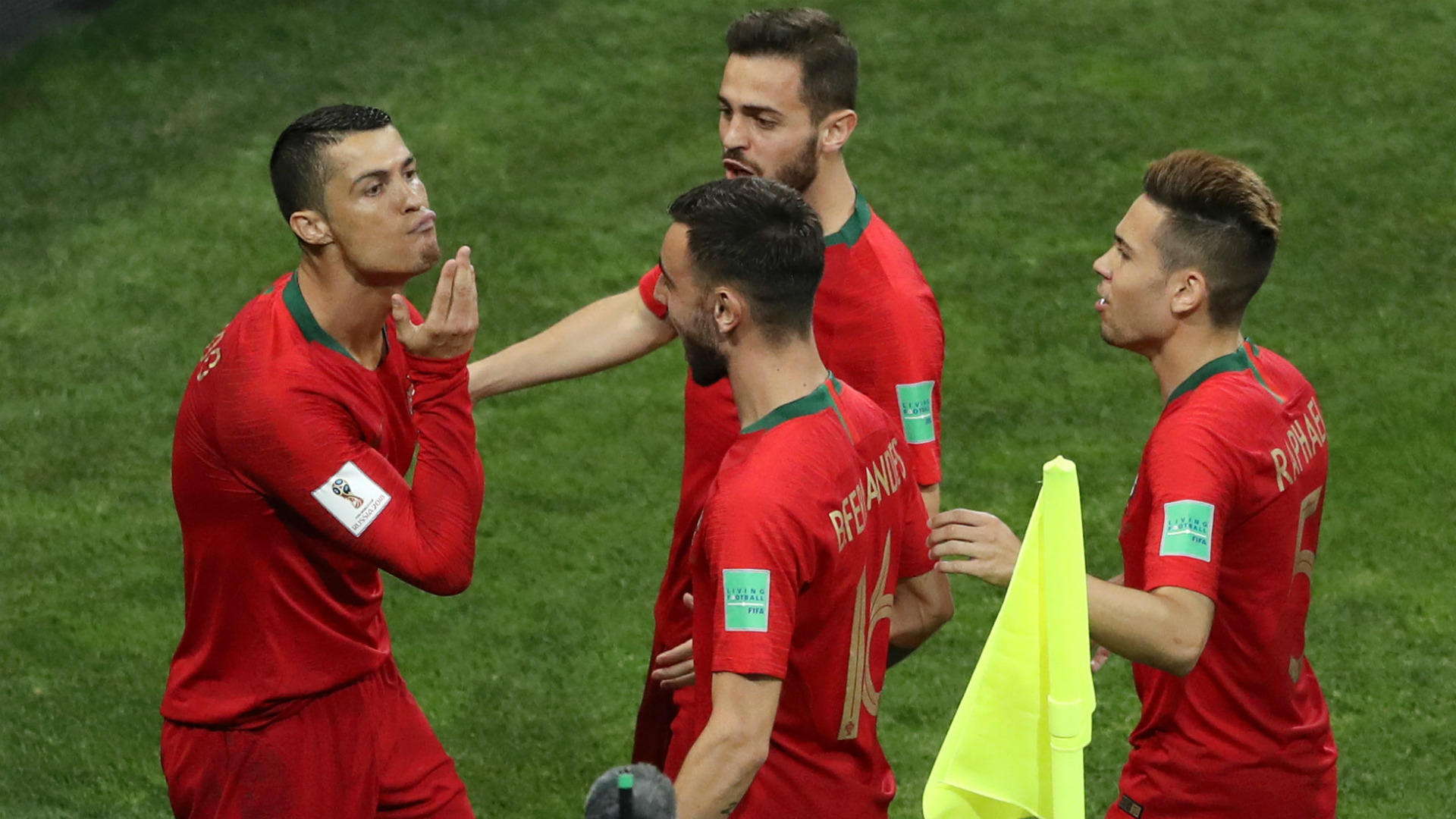 World Cup: Why did Ronaldo stroke his chin as he celebrated scoring ...