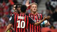 Kasper Dolberg Adam Ounas Nice Dijon Ligue 1 21092019