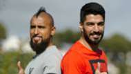 Arturo Vidal, Luis Suárez