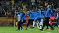 Pitso Mosimane and the Sundowns bench
