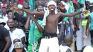 Gor Mahia fans v AFC Leopards.