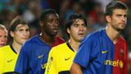 Gerard Pique Toure Yaya Eidur Gudjohnsen Julio Cesar Caceres Gabriel Paletta Barcelona Boca Joan Gamper Trophy 2008