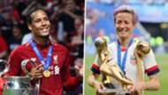 Virgil van Dijk Megan Rapinoe Liverpool USA