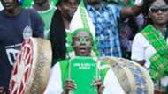Gor Mahia fans at Kasarani v Lobi Stars of Nigeria.