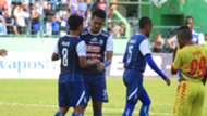 Selebrasi Arema - Metro FC