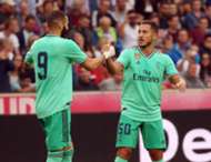 Hazard Benzema Real Madrid Salzburgo