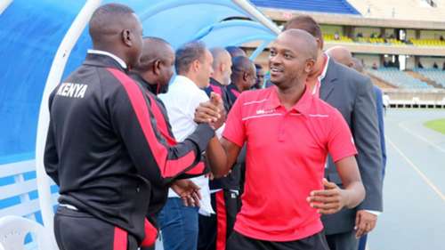 FKF President Nick Mwendwa and Kenya U-23.