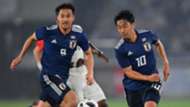 Shinji Okazaki Shinji Kagawa Japan 2018