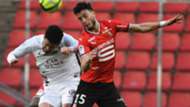 Ramy Bensebaini Emmanuel Riviere Rennes Metz Ligue 1 14042018