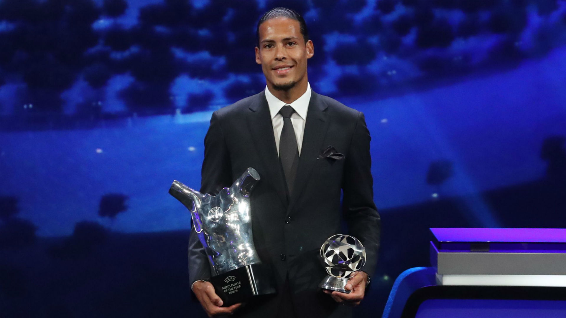 Virgil van Dijk wins UEFA Player of the 