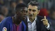 Ousmane Dembele Ernesto Valverde Barcelona Espanyol