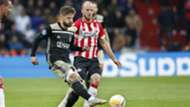 Lasse Schone Jorrit Hendrix PSV - Ajax Eredivisie 09232018