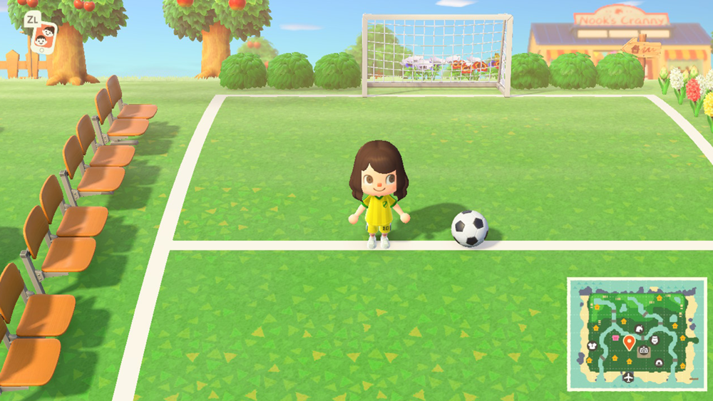 Animal Crossing How to create a football pitch on New Horizons game