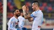 Insigne Hamsik Bologna Napoli Serie A