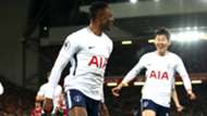 Victor Wanyama scores for Tottenham.