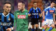 Lautaro Martínez David Ospina Alexis Sánchez Hirving Lozano Serie A