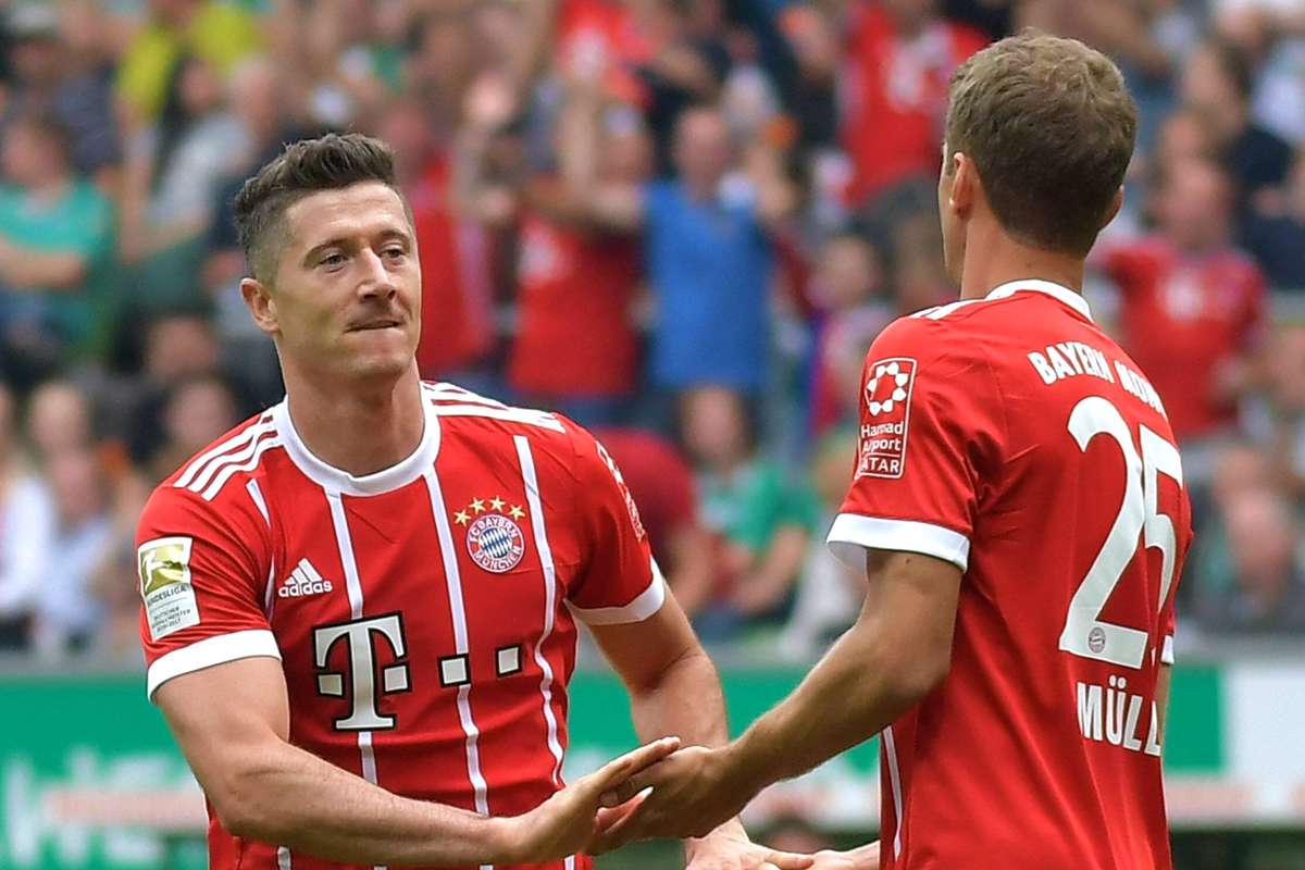 Bayern Munchen Gegen Hannover 96 Mit Muller Und Lewandowski Goal Com Bayern Munchen Gegen Hannover 96 Mit Muller Und Lewandowski Goal Com