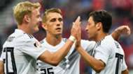Julian Brandt Nils Petersen Mesut Ozil Germany 2017-18