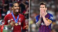 Virgil van Dijk Lionel Messi Liverpool