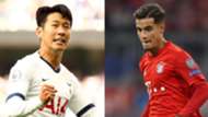 Son Heung Min Tottenham Coutinho Bayern Muenchen