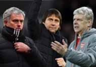 Mourinho Conte Wenger composite