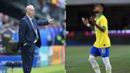 Del Bosque y Neymar
