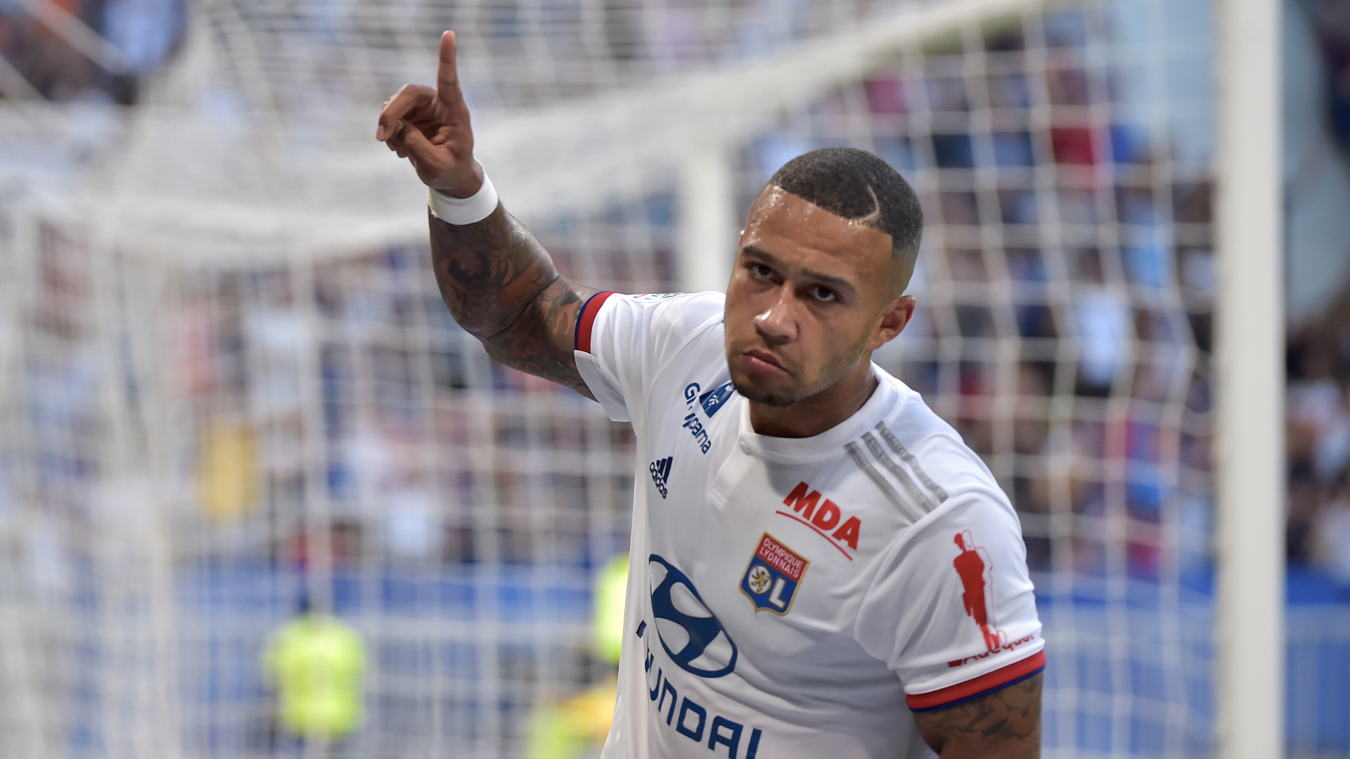 Memphis Depay buteur face aux Girondins, 4ème journée de Ligue 1 le 31 août 2019