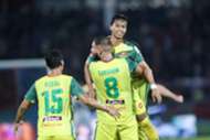 Kedah's Baddrol Bakhtiar celebrating his goal against JDT 20/1/2017