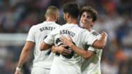 Real Madrid celebrating Real Madrid Espanyol La Liga 09232018