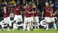Milan celebrating Betis Milan Europa League