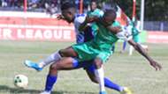 Stephen Otieno of Sofapaka and Samuel Onyango of Gor Mahia.
