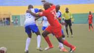 Wycillife Ochomo of Bandari v Azam FC of Tanzania.