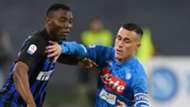 Josè Callejon Kwadwo Asamoah Napoli Inter