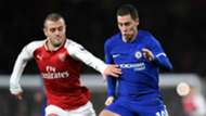 Jack Wilshere Eden Hazard Arsenal Chelsea