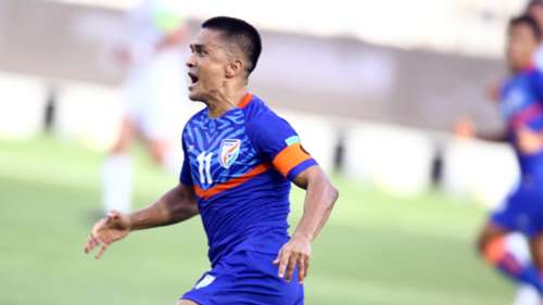 Sunil Chhetri India Afghanistan 2022 WCQ