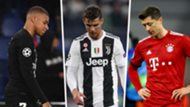 Mbappe Ronaldo Lewandowski split